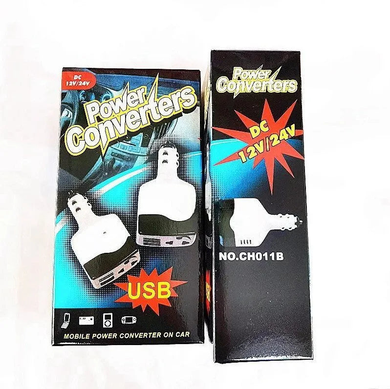 011C car cigarette lighter USB charger transformer with single output interface