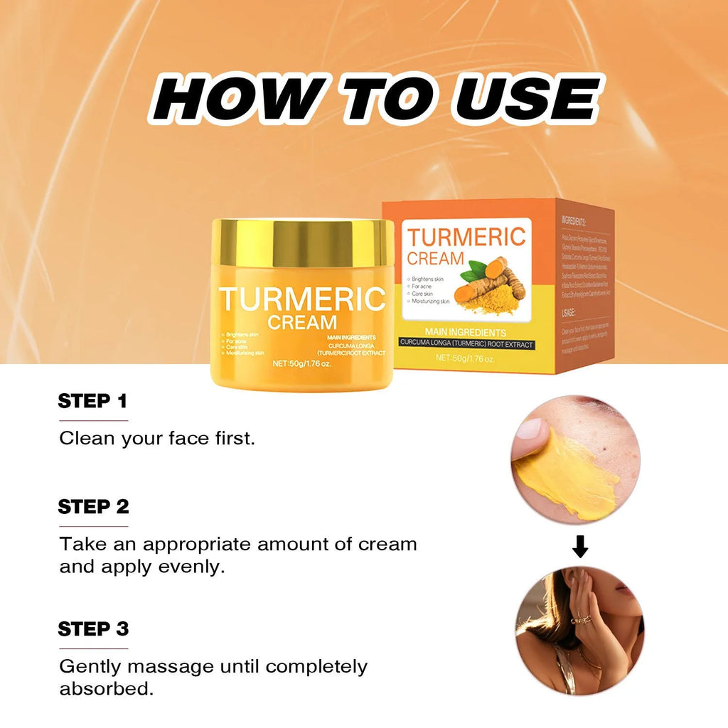 50g brightening moisturising cream jar with hydrating nourishing formula