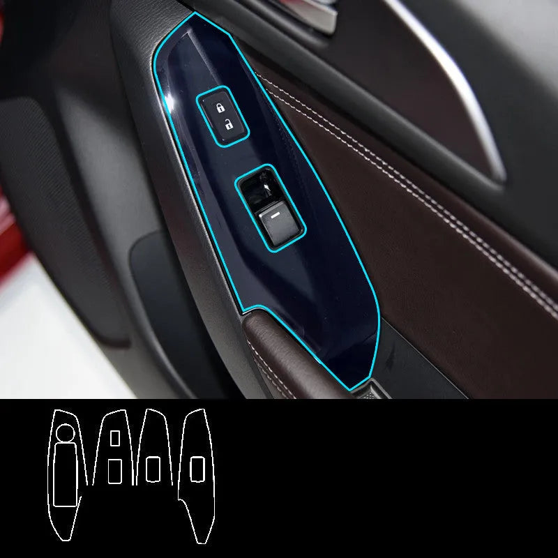 TPU protective film for car window switches on 2014-2019 vehicles