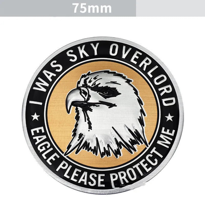 Aluminium car body sticker with animal designs for vehicle appearance modification