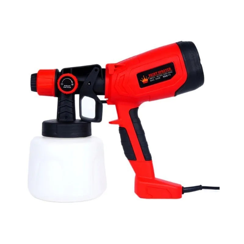 Electric high pressure paint spraying gun 850W portable suction feed with 1.8mm nozzle and US plug