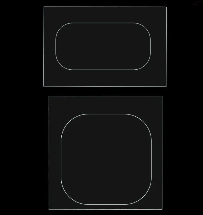 Tempered glass lens protective film for Samsung Galaxy S8 rear camera.