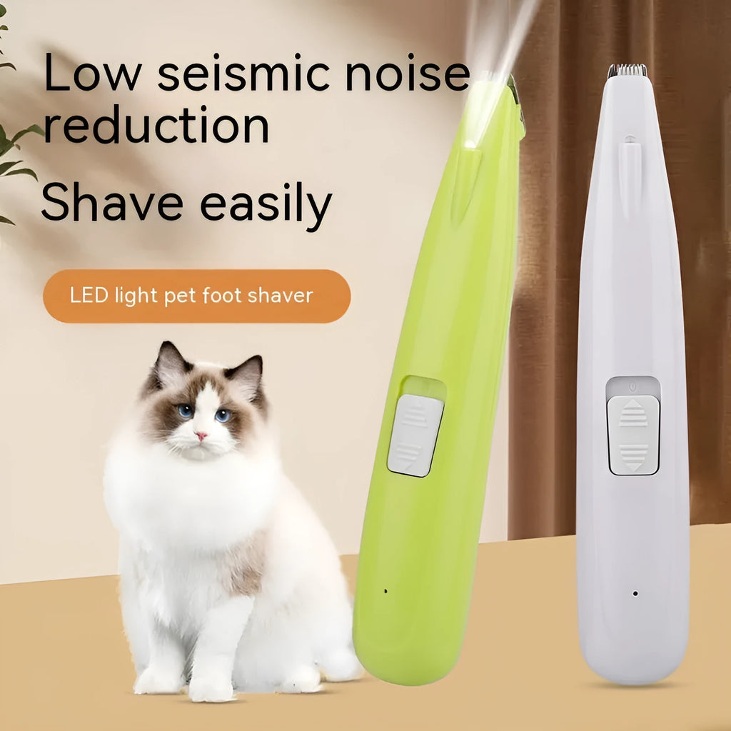 blue aluminum battery electric pet hair clipper for cats and dogs