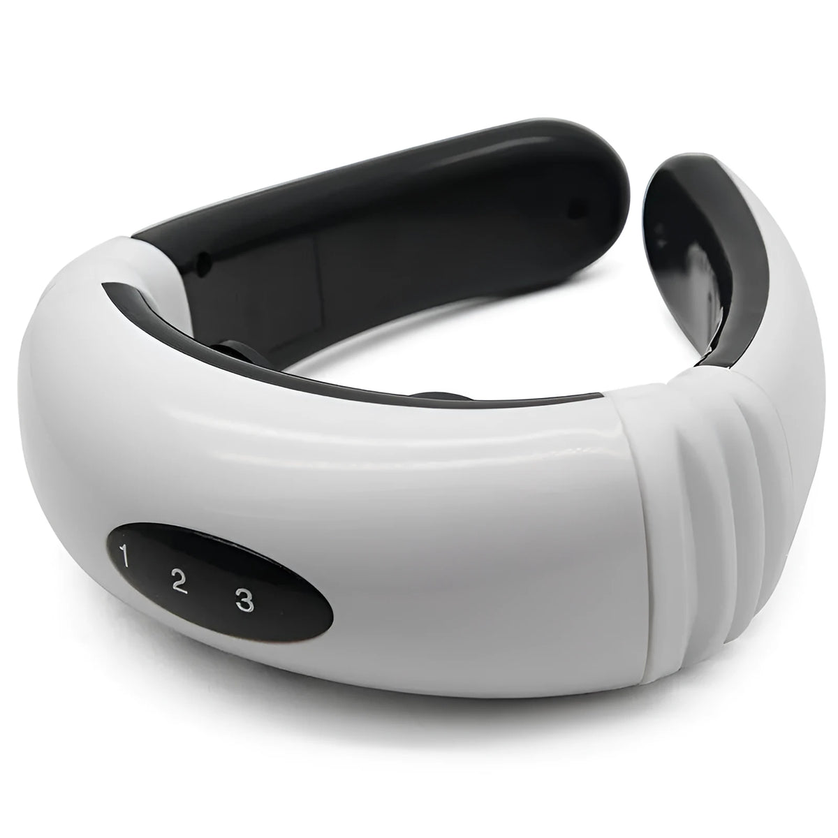 Electric neck massager with far infrared and six pulse modes, 14x16x5cm, battery or charging version