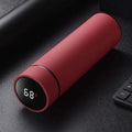 450ml stainless steel vacuum insulated water bottle with copper layer, shown in blue colour.