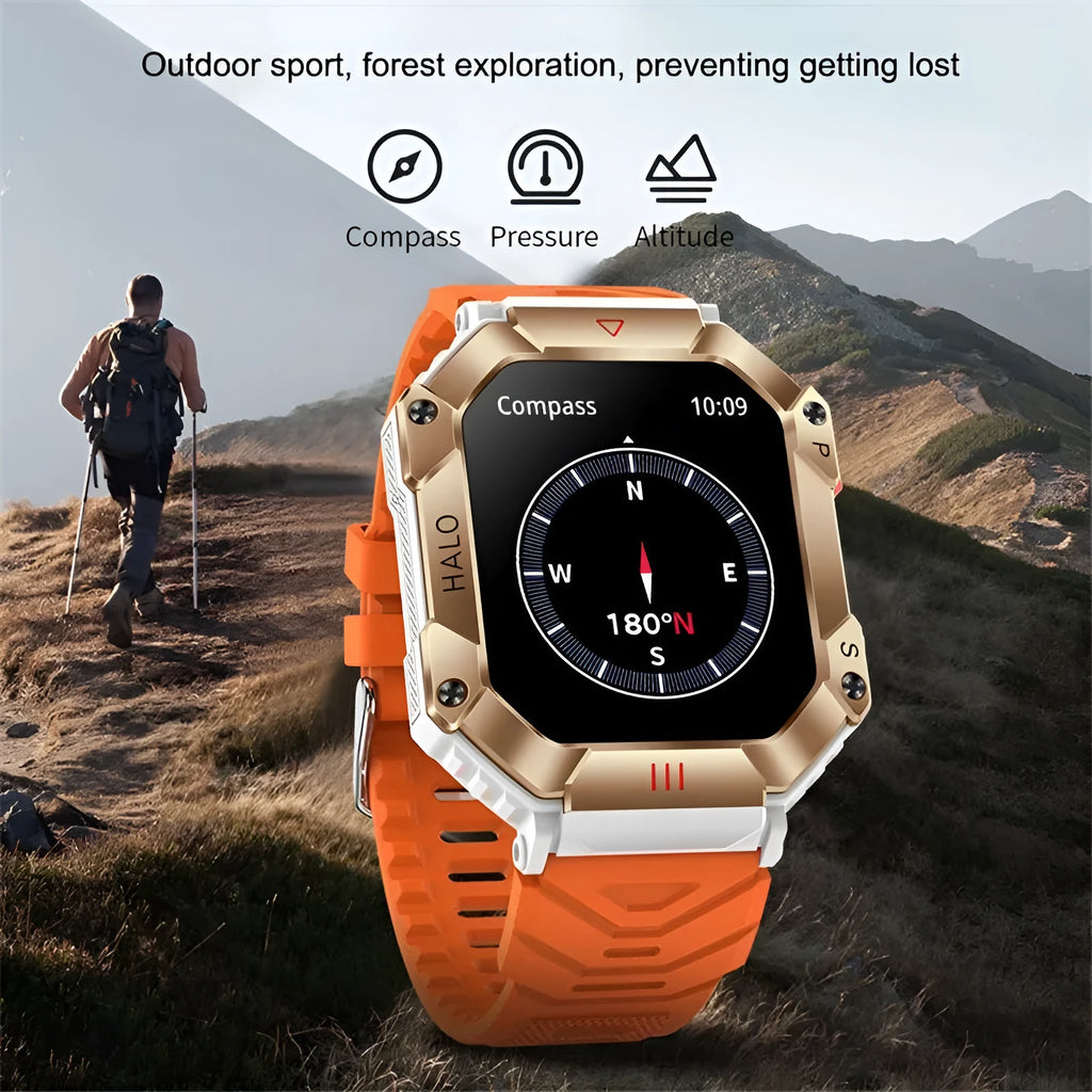 Android GPS smart watch for women's fitness with various strap options including black, gold, and leather styles