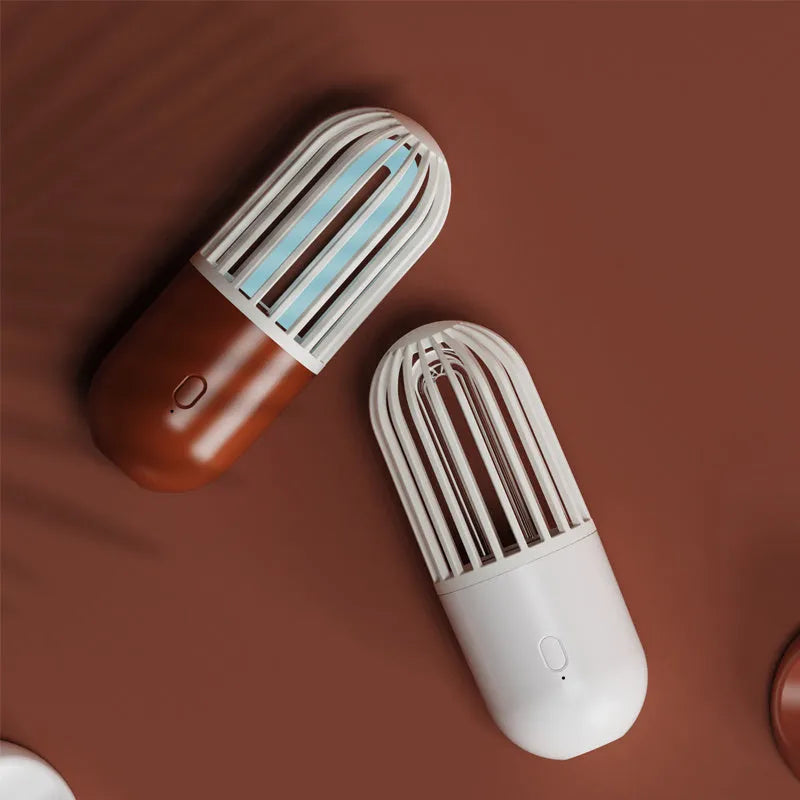 Portable capsule ultraviolet disinfection lamp with 850μW/cm² UVC output and 700mAh battery