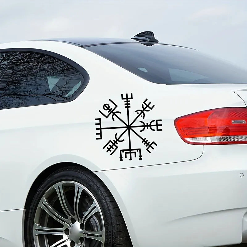 13x13cm vegetarian car body sticker made from vinyl material for vehicle windows or notebooks
