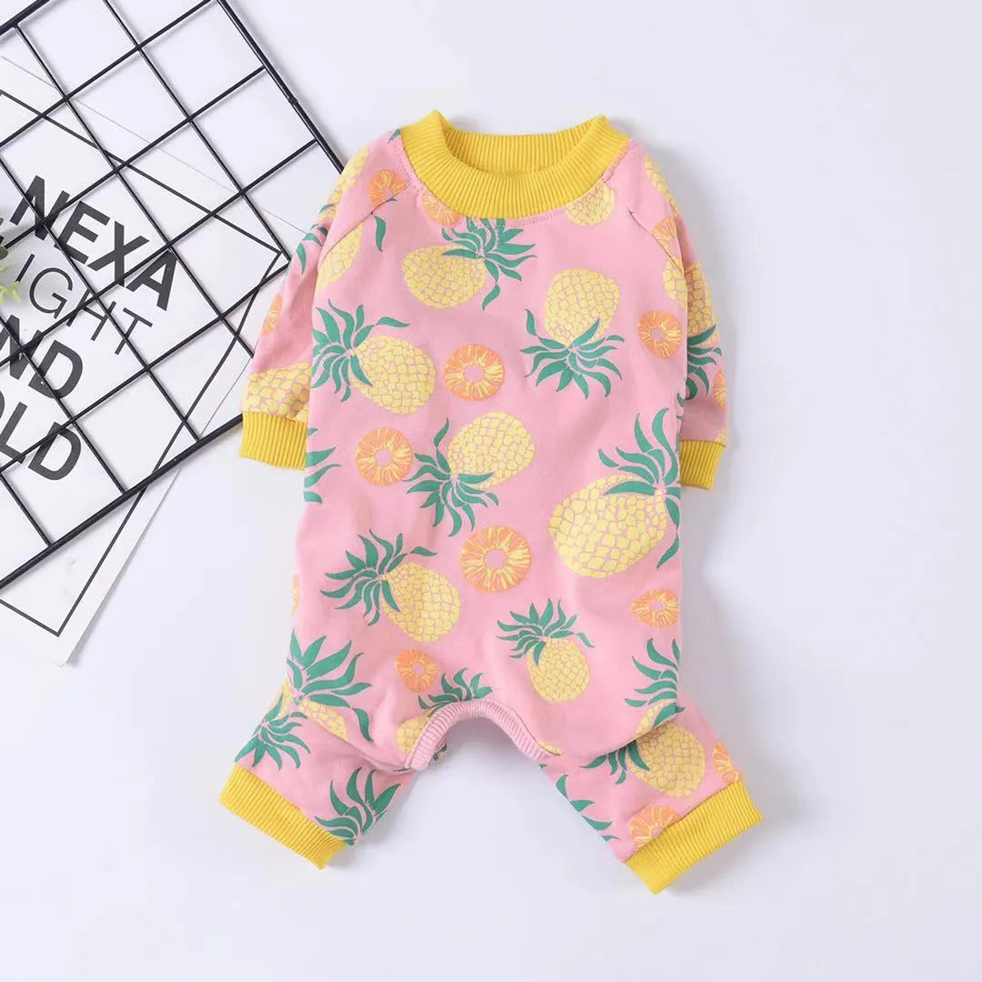 Pink cotton stretch pet sweater in sizes S to 2XL and FB with chest 20-62cm