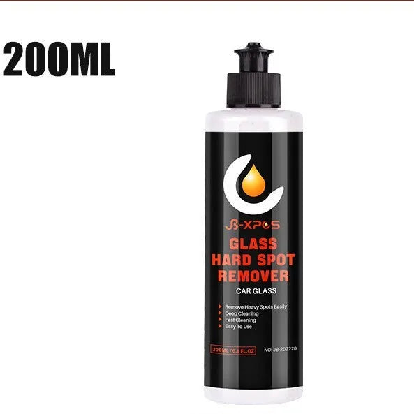 Glass oil film remover cleaning cream in three size options for car and window cleaning