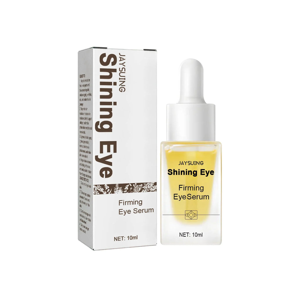 Moisturizing eye skin care essence liquid 10ml bottle with jasmine oil and squalene