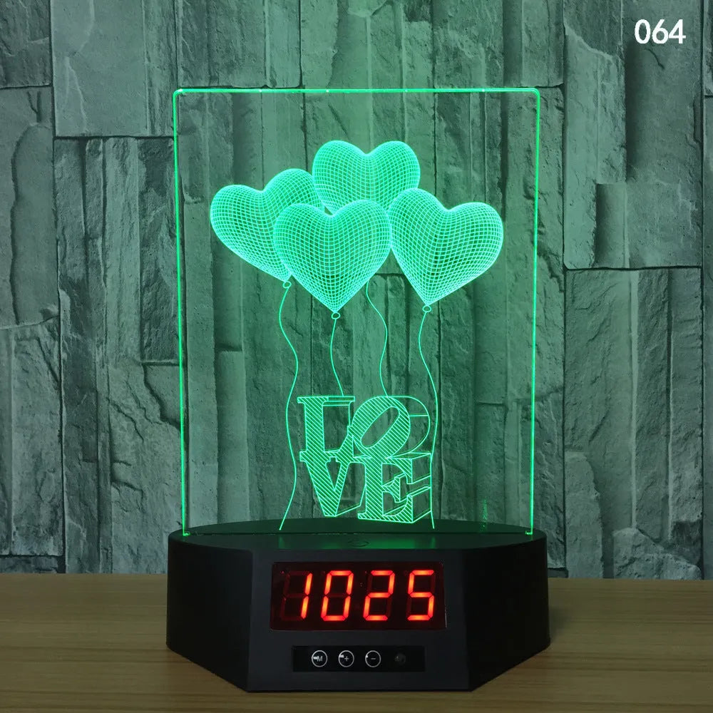 3D glowing dolphin night light LED table lamp with remote control on wooden surface
