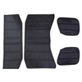 Black car ceiling heat shield for Wrangler JL18 made of 600D Oxford cloth with PE board and thermal insulation foam