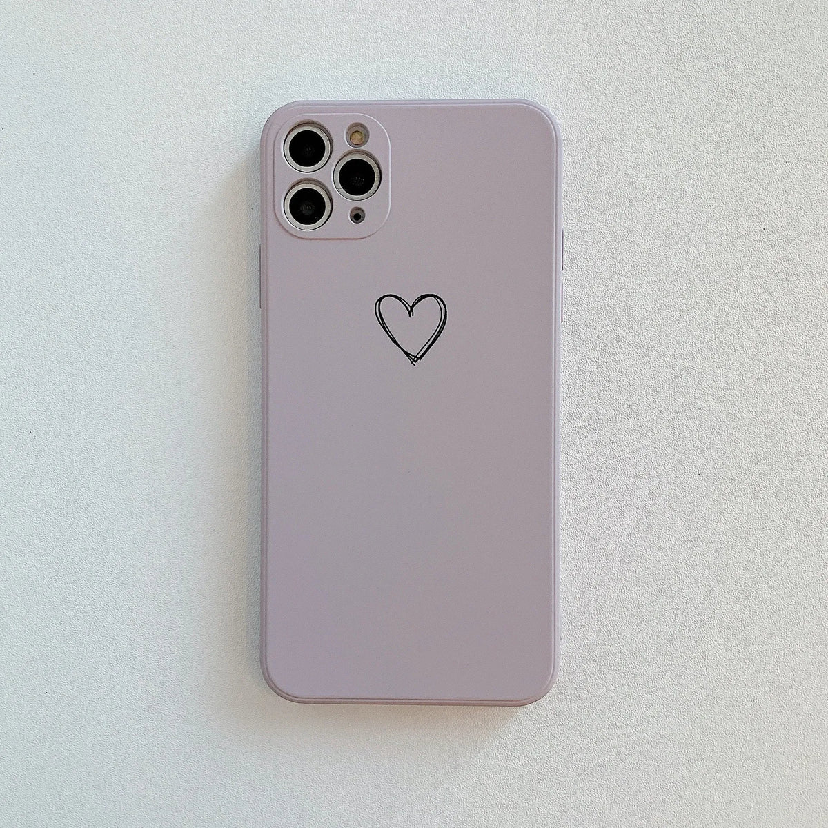 A selection of solid-colour TPU silicone back cover cases for various Apple iPhone models.