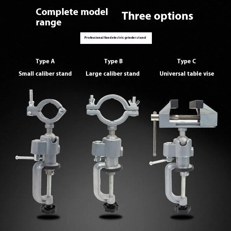 360 rotating bracket type clamp-on bench vise with tungsten steel construction