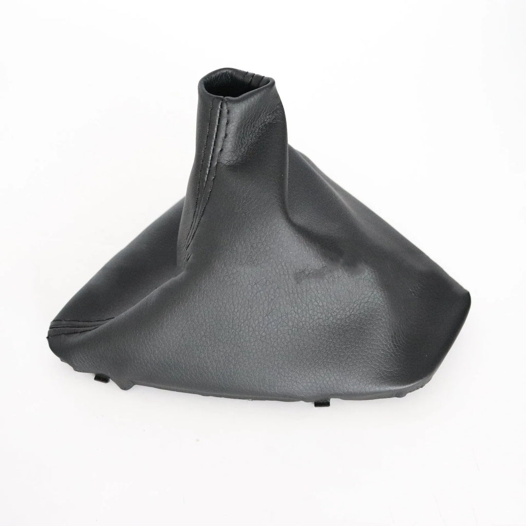 Black PU leather gear dust cover for BMW 3 Series manual transmission