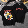 Summer loose round neck half sleeve cotton top in youth style, size S to 6XL