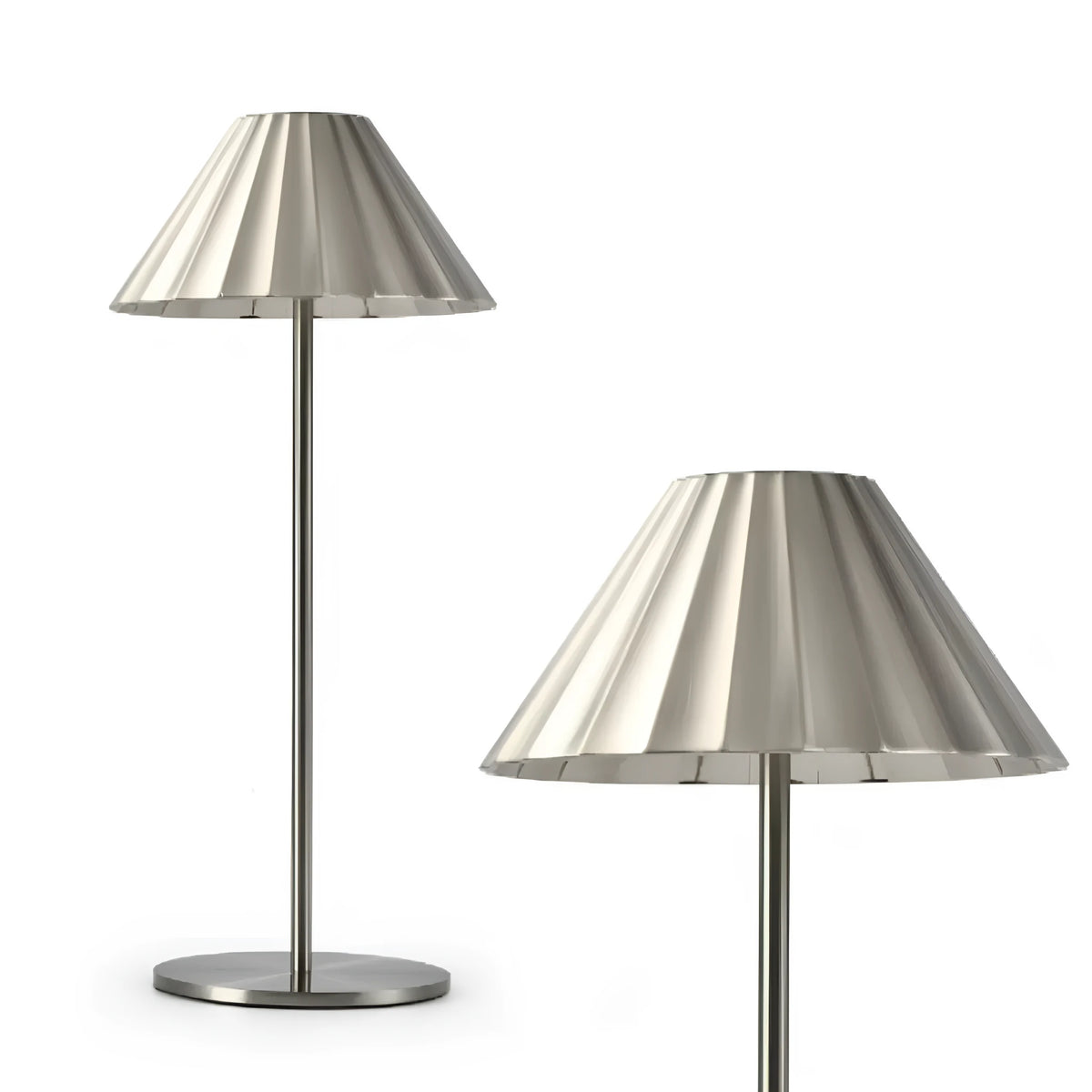 Alloy desk lamp in a choice of colours with touch dimming and Type-C charging port