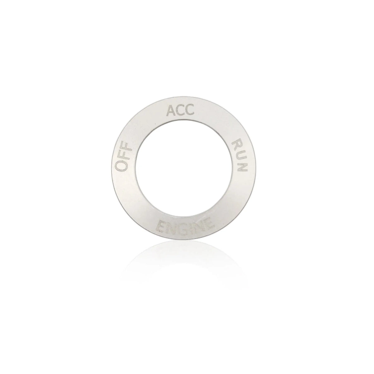 Aluminium alloy air conditioning knob decorative ring for Dodge Challenger and Grand Cherokee interior.