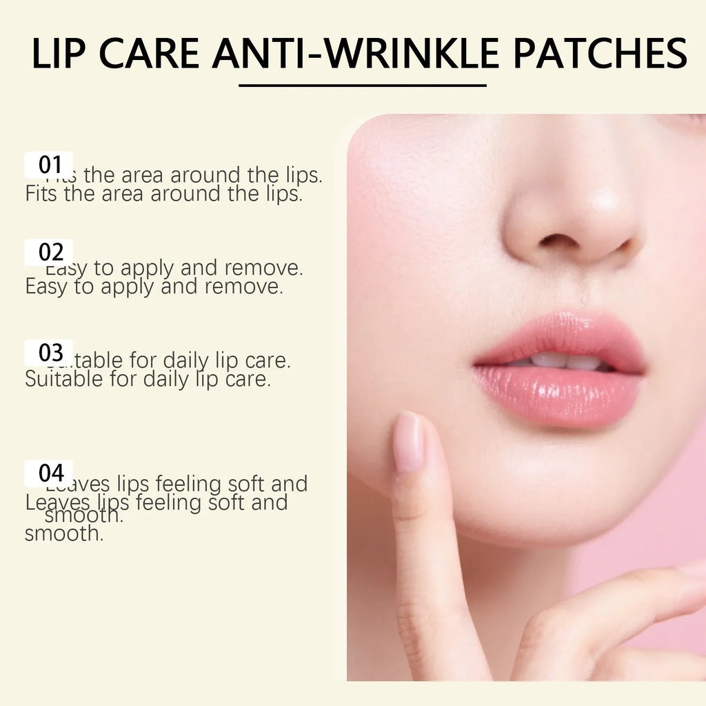 Box of lip rich moist deep nourishing lip stickers, 6 pairs, moisturising lip beauty tool