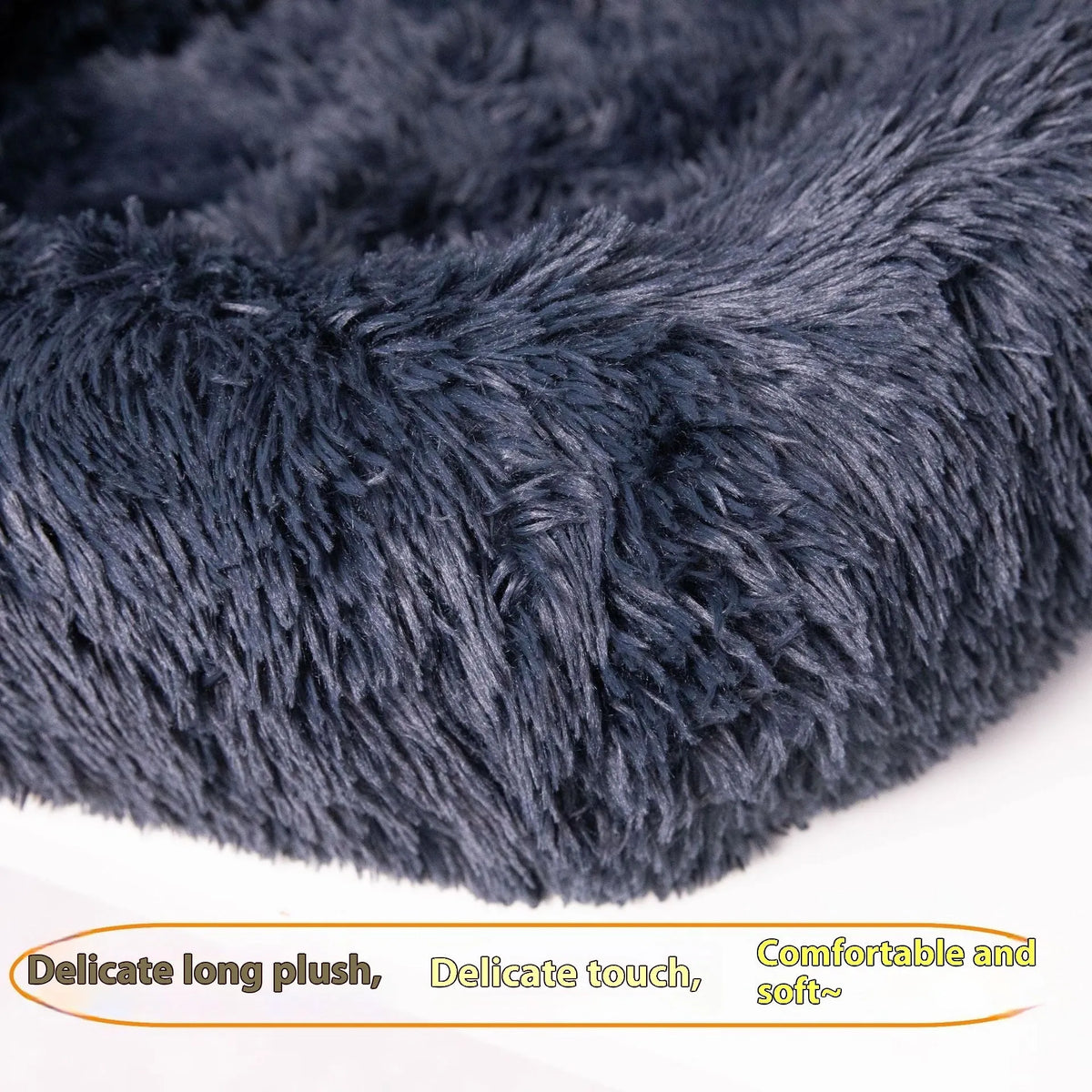 Winter thicken thermal vehicle-mounted pet mat in dark grey or beige cloth