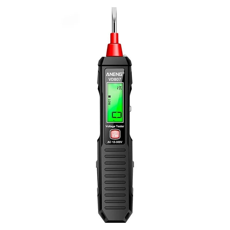 Digital voltage measuring pen with LCD display for 12V to 300V testing