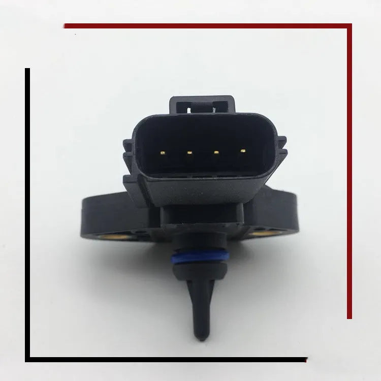 Black Type 0 intake pressure sensor for Ford and Lincoln vehicles showing connection point
