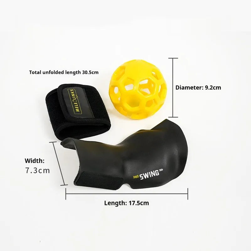 Golf swing trainer wrist holder arm bracket made from PU foam fabric for practice