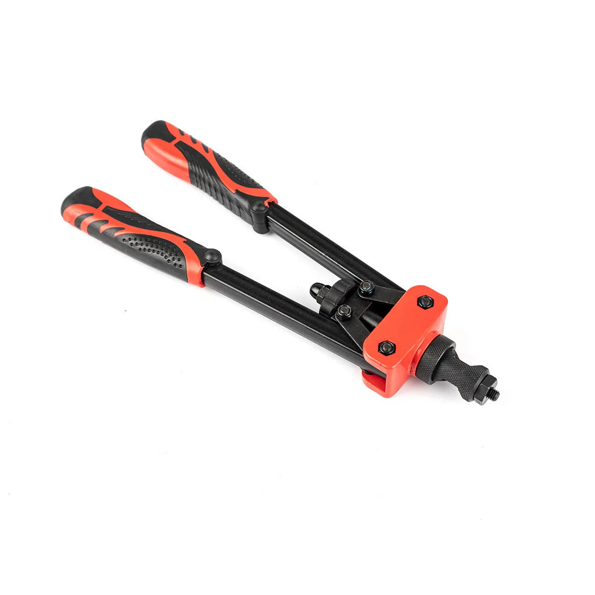 CQ14 model 14-inch long alloy rivet nut pull-setter tool with set of six M3 M4 M5 M6 M8 M10 gun tips.