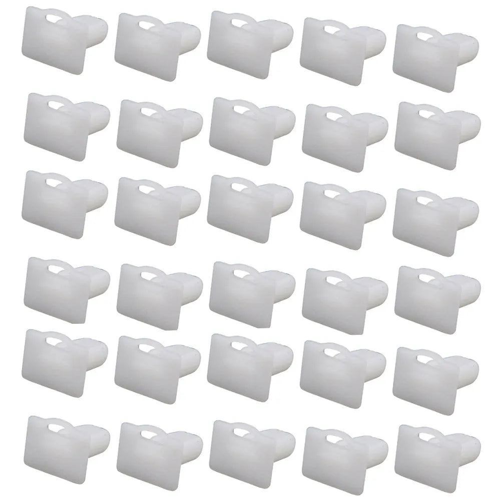 Black PA66 plastic automotive glue nails type D318 in pack of 60 pieces