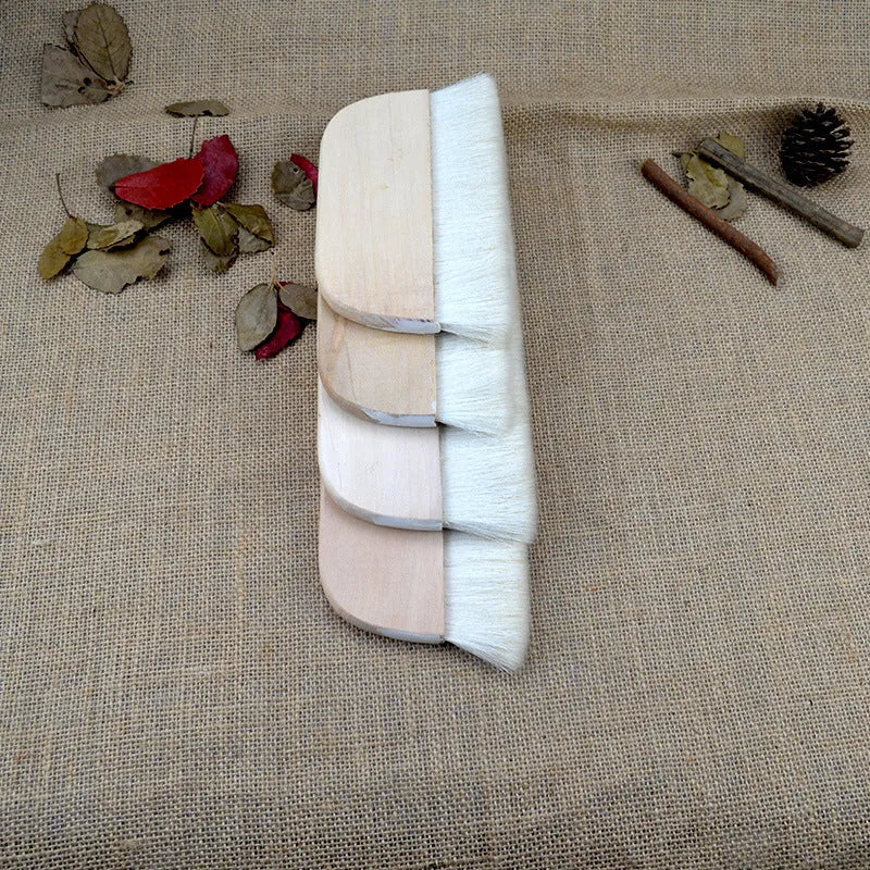 Wool brush for mounting paint paste board shading in picture colour