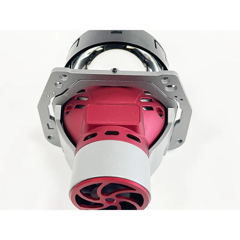 Intelligent follow-up steering headlight with aviation aluminium body, three-inch glass lens, 4.5A, 9-16V