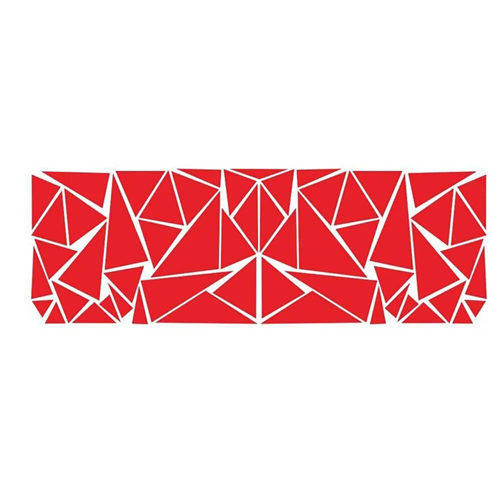 200cm long car decoration sticker with geometric pattern in five colour options