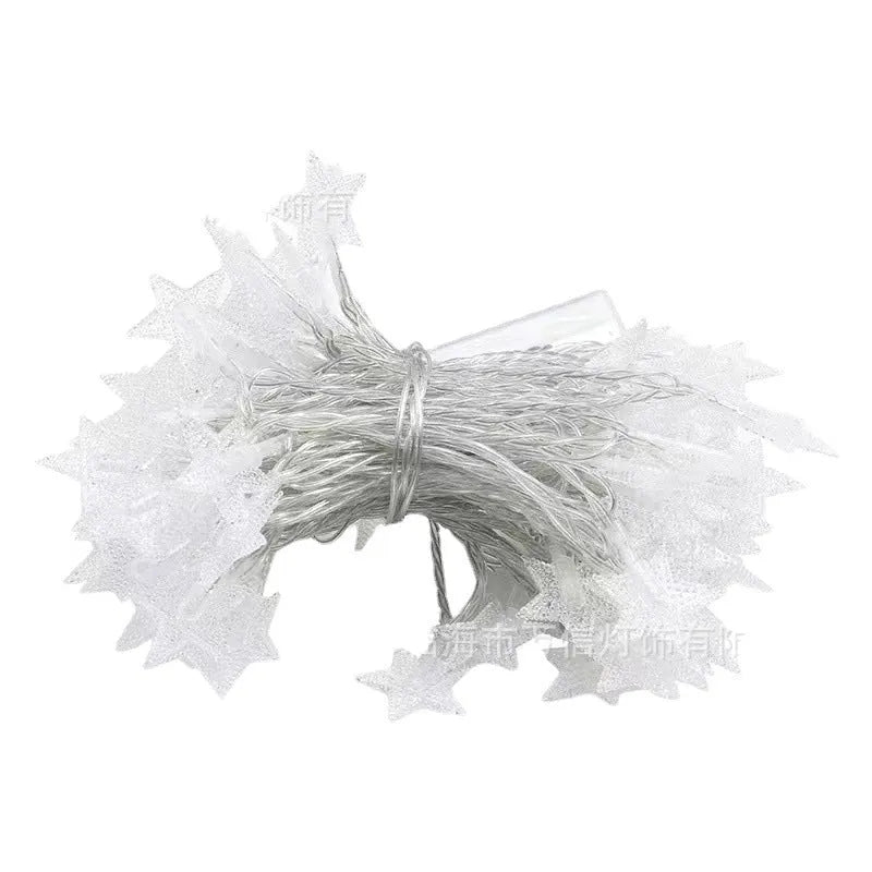 Battery box heart-shaped string lights with PVC shell, IP43 rating, and 1.5m 10 lights option