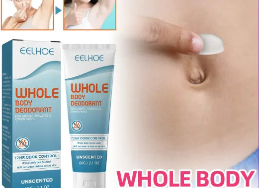 EELHOE 60g body deodorant cream stick with natural extracts for underarm odour control.