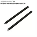 Push-and-pull rod fitness stick with two segments and pulling rope mechanism