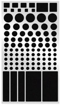 Black air conditioning light shading sticker patch for blocking LED glow