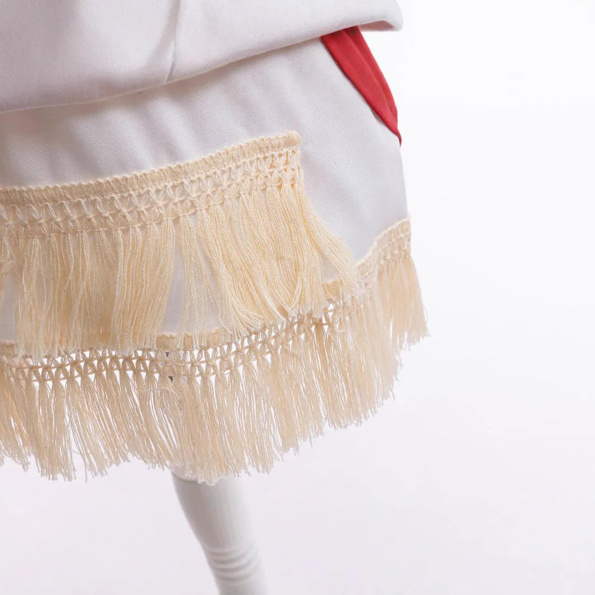White girls cosplay performing dress in princess style, milk silk and acetate fibre, sizes 100cm to 160cm