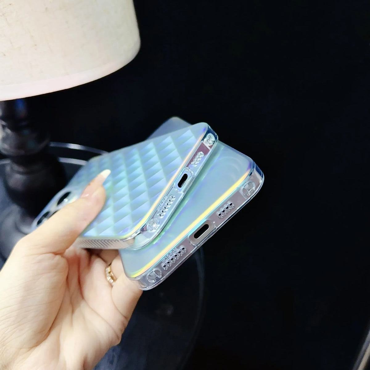 Frosted double-layer colour-changing protective phone case for iPhone 11–16 with matte finish and drop resistance