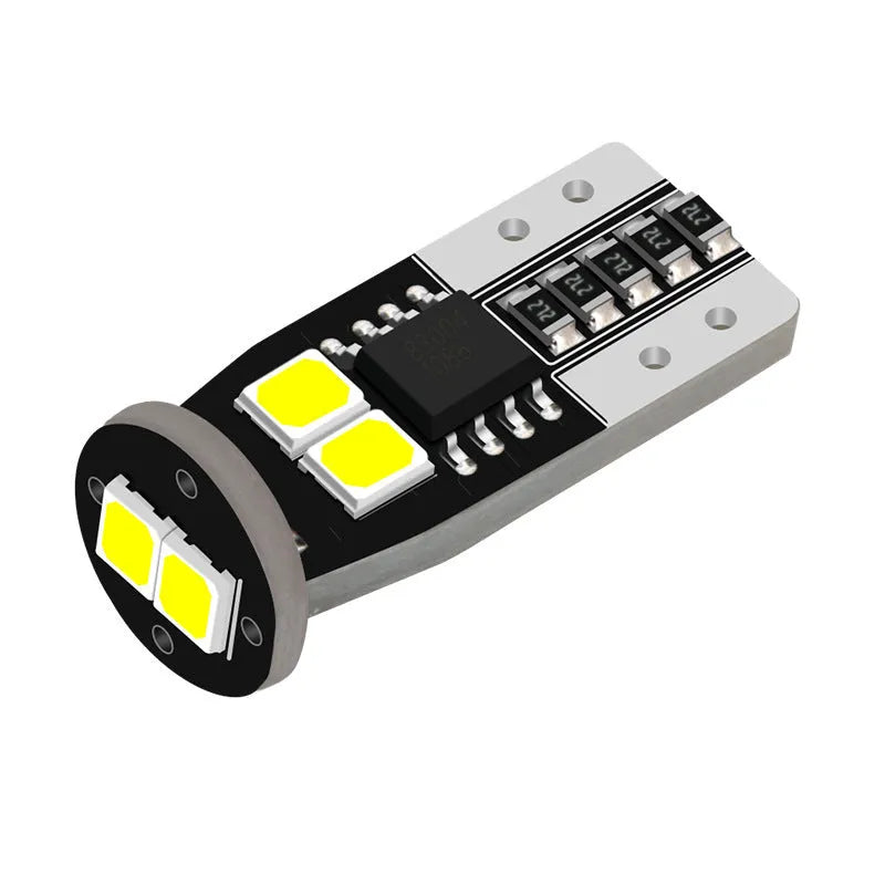 Small 10mm white LED car licence plate reading light with 2.1W power and 6000K colour temperature