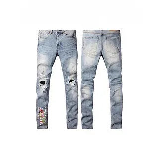 High Street men's black slim fit skinny jeans with button fly and straight leg cut.