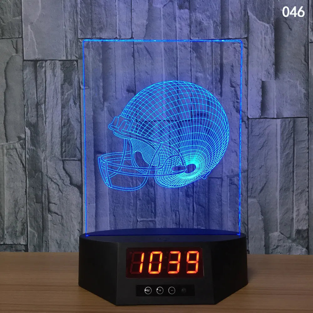 3D glowing dolphin night light LED table lamp with remote control on wooden surface