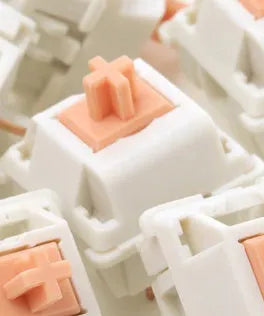 Single Panda Shaft mechanical keyboard switch with 3 pins for MX-compatible PCB mounting