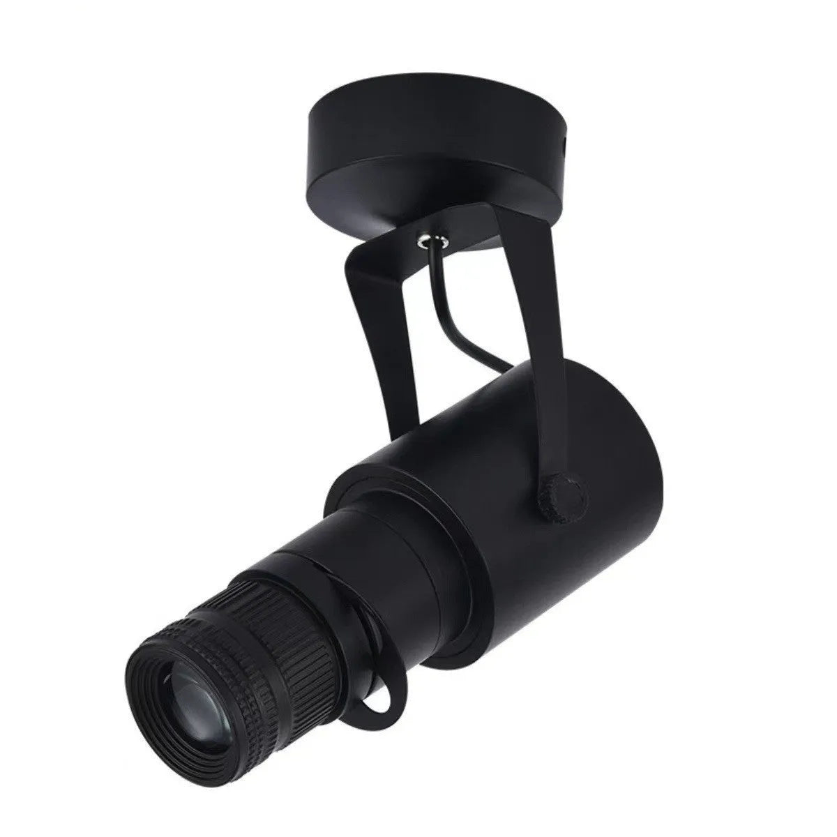 Surface-mounted LED spotlight with aluminium shell for restaurant atmosphere lighting