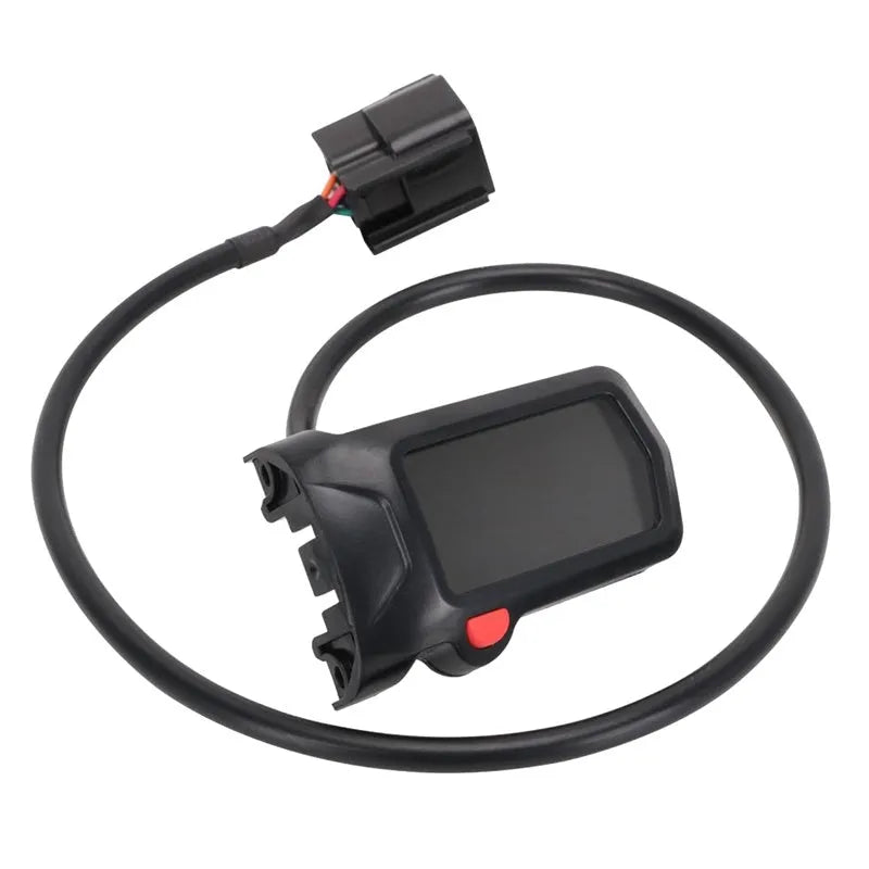 Black plastic LCD display speedometer meter for Sur-Ron Light Bee electric off-road motorcycle, shockproof corrosion resistant instrument