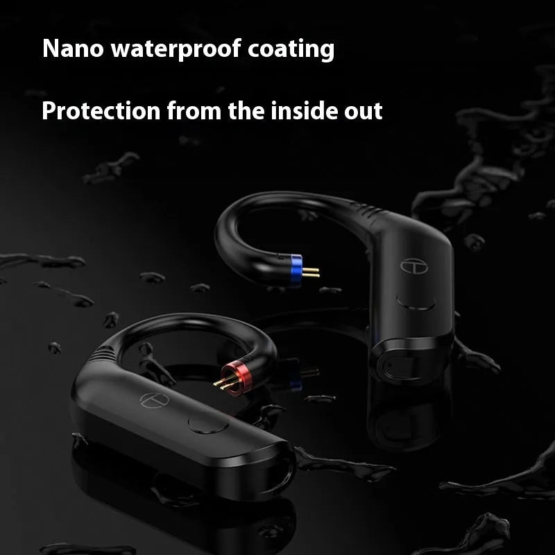 BT20 Pro wireless Bluetooth ear hook module, waterproof plastic, S/0.75/0.78/MMCX variants, one pair