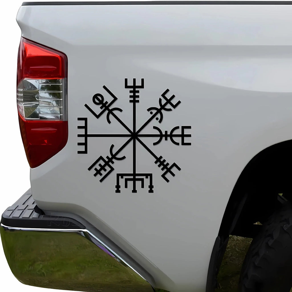 13x13cm vegetarian car body sticker made from vinyl material for vehicle windows or notebooks