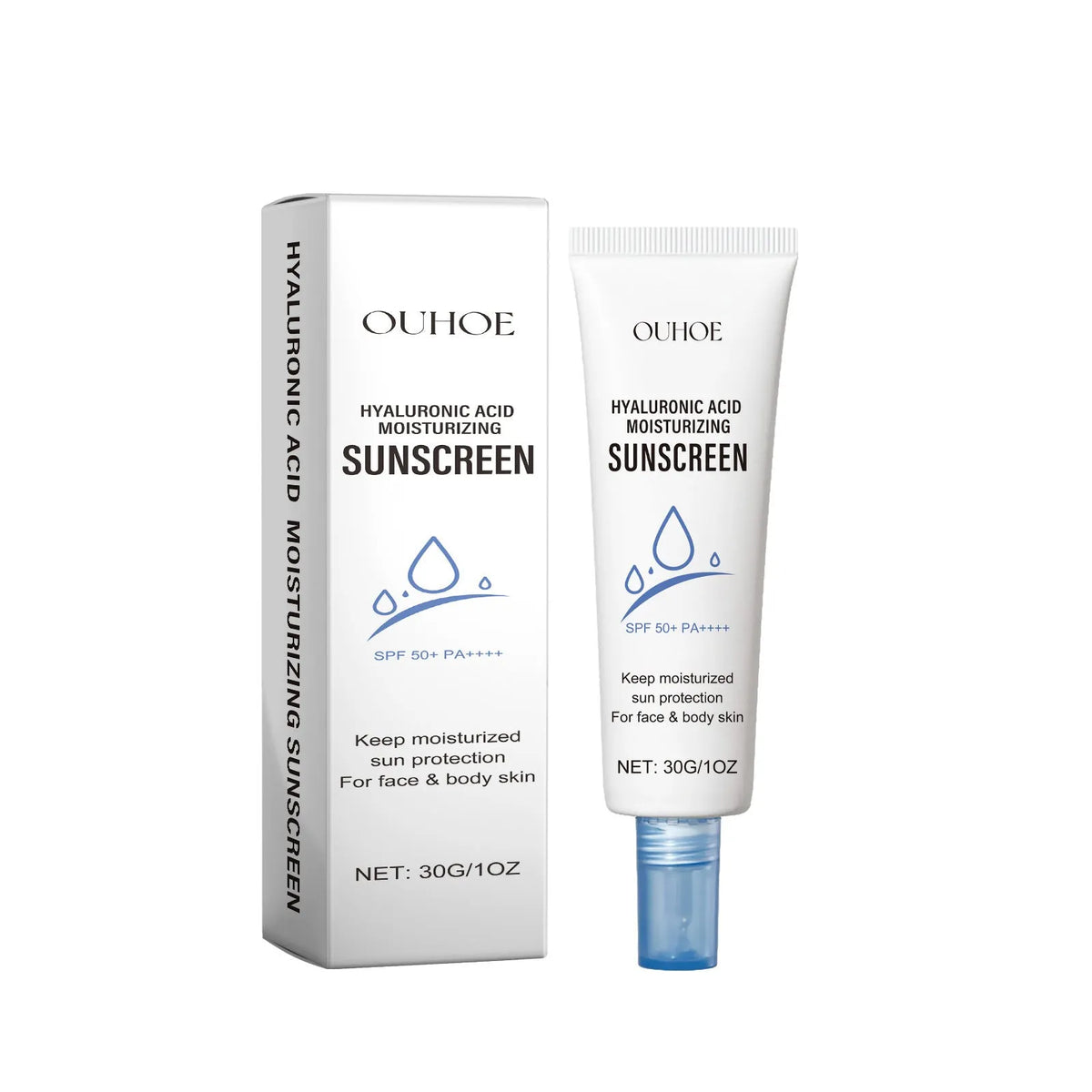 30g tube of moisturising protective lotion with UV isolation for universal skin types