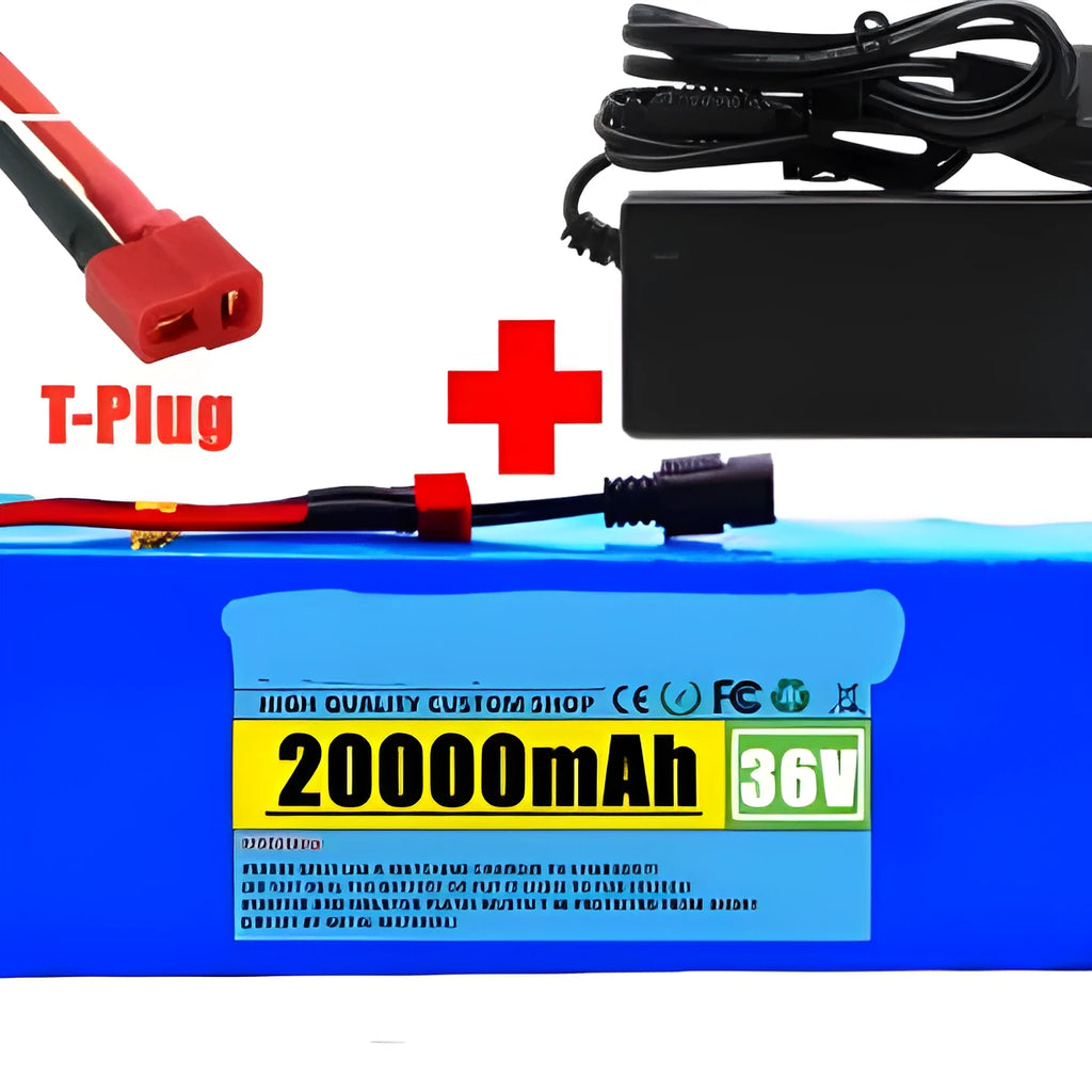 36V lithium battery pack 10S4P with outgoing cable terminal for electric scooter consumer electronics