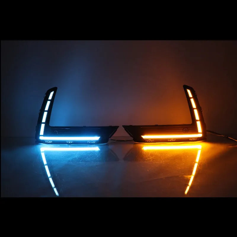 23 CRV LED daytime running lamp modified front fog lamp with ABS construction and flowing light